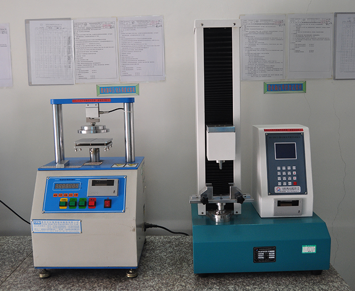 Ring pressure and edge pressure strength testing machine